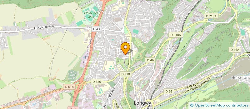 localisation de l'entreprise LE DIAMOND à LONGWY