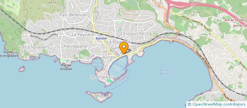 localisation de l'entreprise LE DIAMS à BANDOL