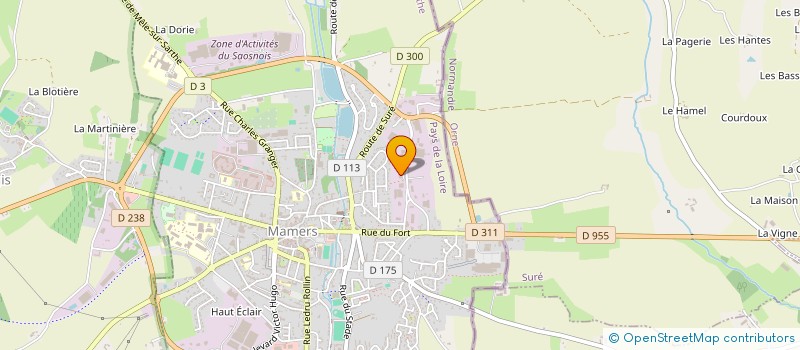 localisation de l'entreprise LE DIAOULIC à MAMERS