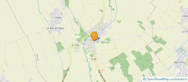 localisation de l'entreprise LE DIAPASON  VENIZY