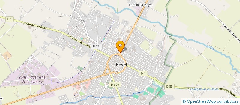 localisation de l'entreprise LE DIAPASON REVE  REVEL