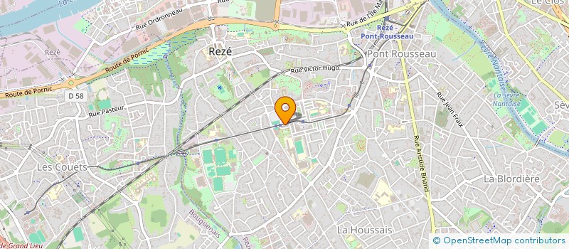 localisation de l'entreprise LE DIDEROT à REZE