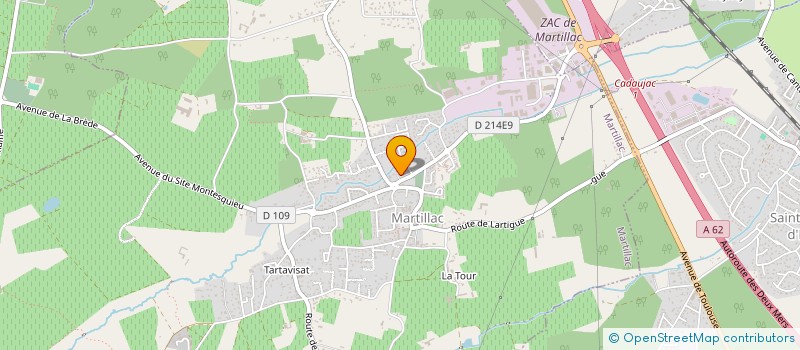 localisation de l'entreprise LE DIDI  MARTILLAC