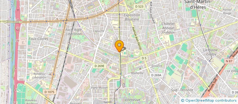 localisation de l'entreprise LE DIF  GRENOBLE