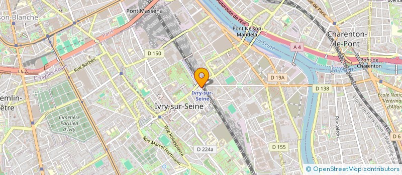 localisation de l'entreprise LE DIFFORME à IVRY-SUR-SEINE
