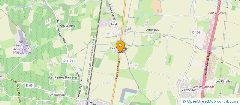 localisation de l'entreprise LE DIME  BELLEVILLE-EN-BEAUJOLAIS