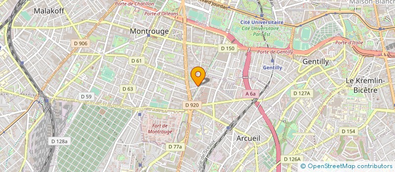localisation de l'entreprise LE DINADE à MONTROUGE