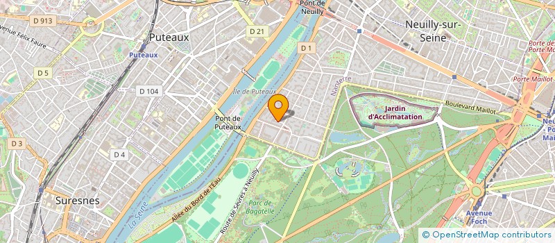 localisation de l'entreprise LE DINER DES BATISSEURS à NEUILLY-SUR-SEINE