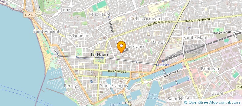 localisation de l'entreprise LE DIPLODOCUS à LE HAVRE