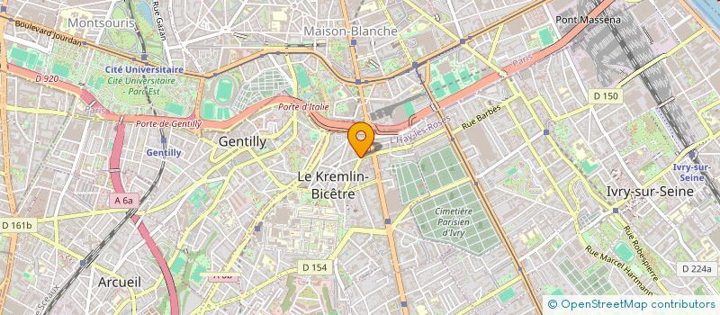 localisation de l'entreprise LE DIPTYQUE COLLECTIF à LE KREMLIN-BICETRE