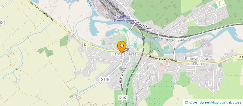 localisation de l'entreprise LE DISTRIBUTEUR  DAMELEVIERES