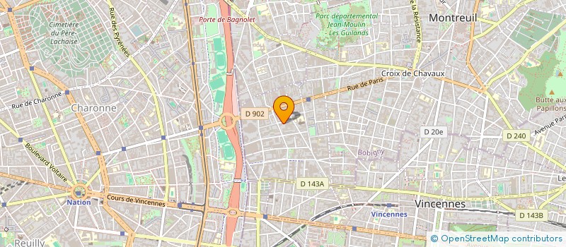 localisation de l'entreprise LE DIT à MONTREUIL