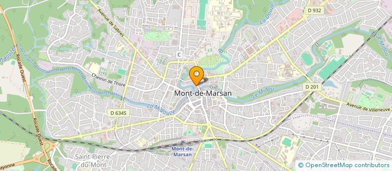 localisation de l'entreprise LE DIVAN à MONT-DE-MARSAN