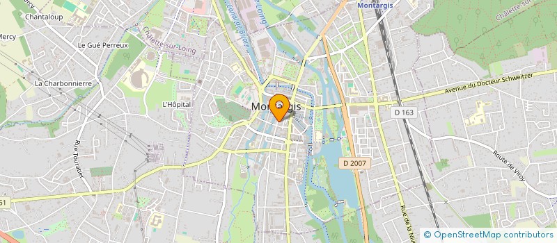localisation de l'entreprise LE DIVAN DU LOING à MONTARGIS
