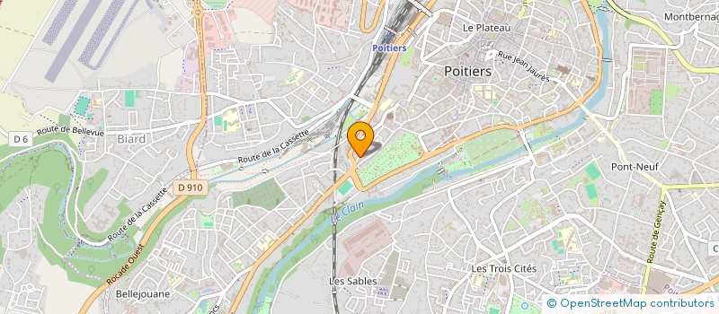 localisation de l'entreprise LE DIWAN DES MILLE ET UN MONDES  POITIERS