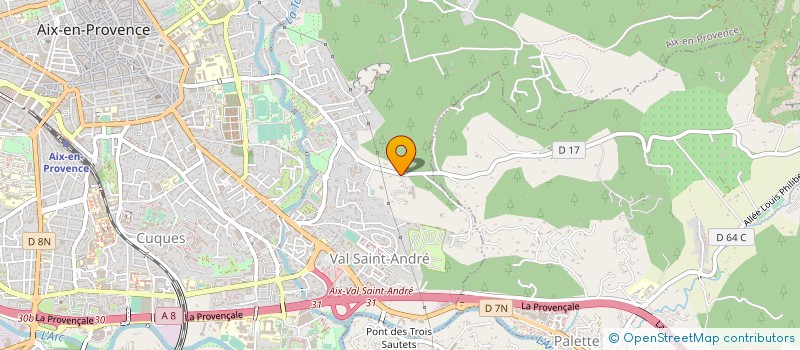 localisation de l'entreprise LE DIX à AIX-EN-PROVENCE