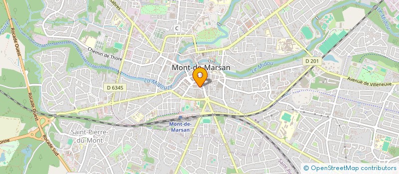 localisation de l'entreprise LE DIX BIS à MONT-DE-MARSAN