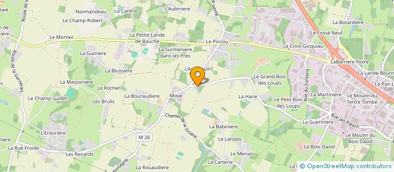 localisation de l'entreprise LE DIX-HUIT à COUERON
