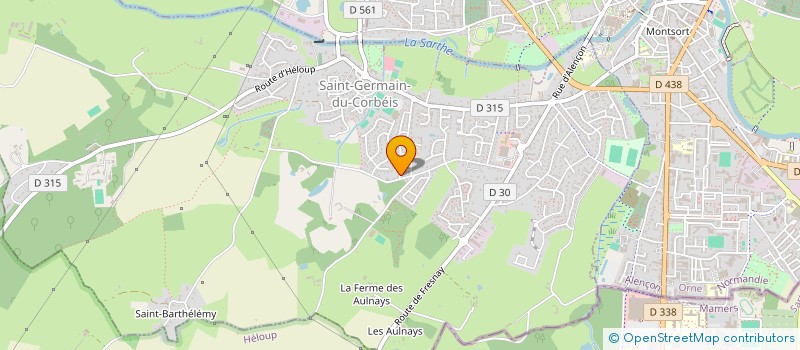 localisation de l'entreprise LE DIX-NEUF à SAINT-GERMAIN-DU-CORBEIS