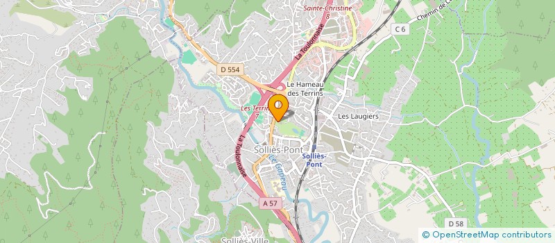 localisation de l'entreprise LE DIXIE AU FIL DU GAPEAU  SOLLIES-PONT
