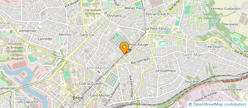 localisation de l'entreprise LE DJERBA à BREST