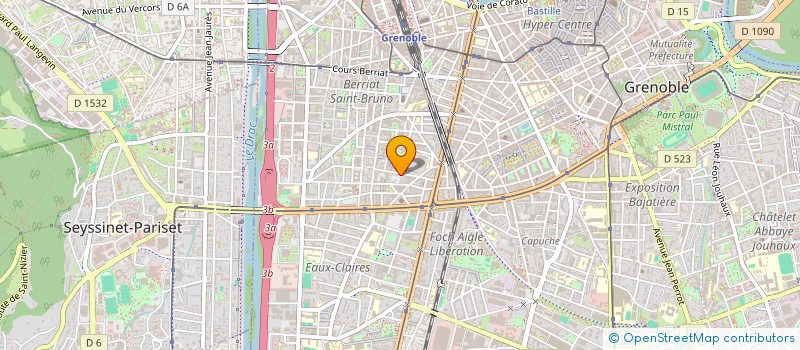 localisation de l'entreprise LE DOCK  GRENOBLE