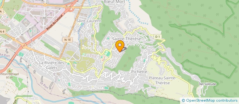 localisation de l'entreprise LE DODO IMMOBILIER à LA POSSESSION