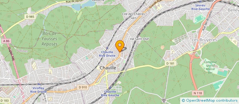 localisation de l'entreprise LE DOISU à CHAVILLE