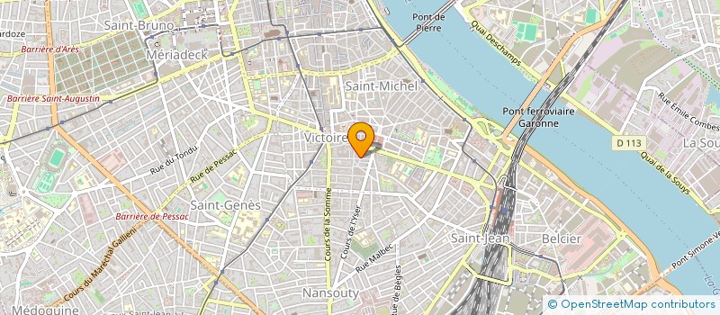 localisation de l'entreprise LE DOJO à BORDEAUX