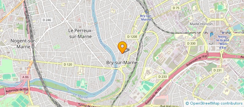 localisation de l'entreprise LE DOJO  BRY-SUR-MARNE