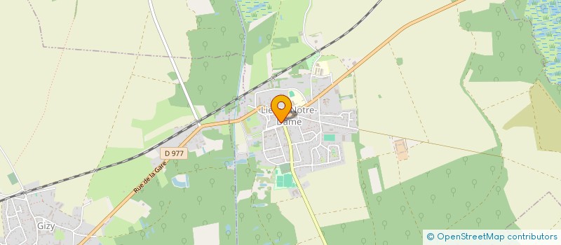 localisation de l'entreprise LE DOJO LIESSOIS  LIESSE-NOTRE-DAME