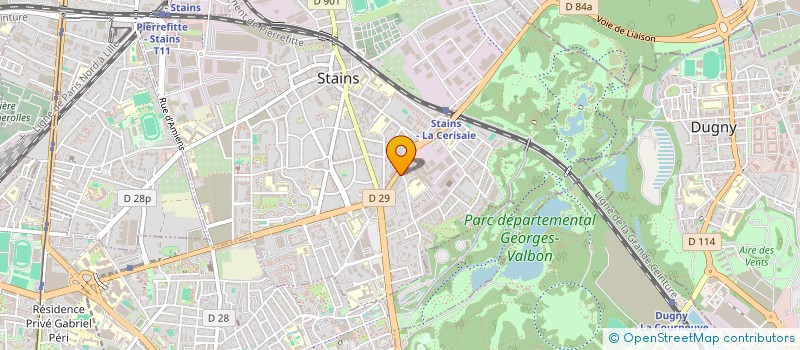 localisation de l'entreprise LE DOLCE à STAINS