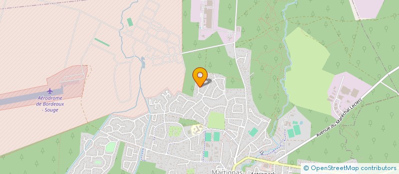 localisation de l'entreprise LE DOLMEN  MARTIGNAS-SUR-JALLE