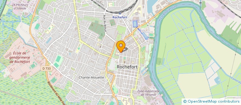 localisation de l'entreprise LE DOLMEN POURPRE  ROCHEFORT