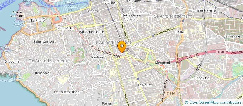 localisation de l'entreprise LE DOMAINE à MARSEILLE