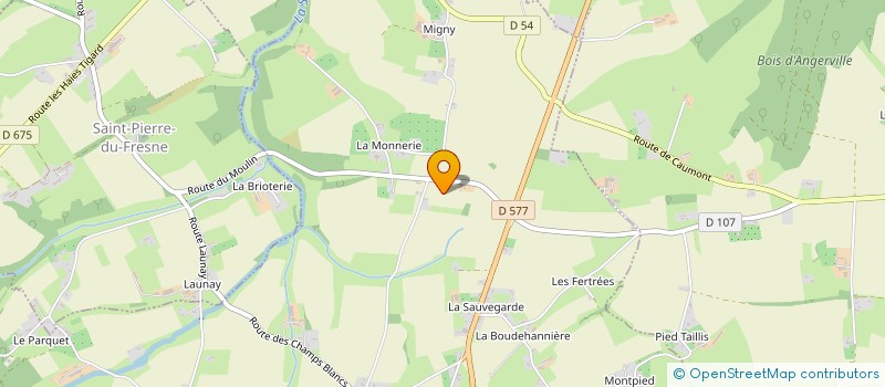 localisation de l'entreprise LE DOMAINE à SOULEUVRE EN BOCAGE