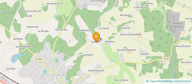 localisation de l'entreprise LE DOMAINE  NOSTANG