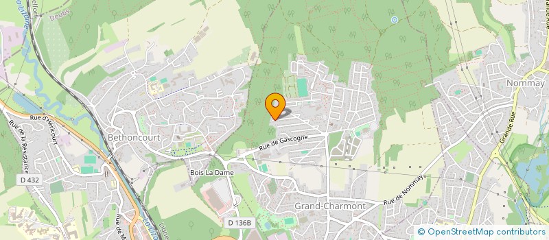 localisation de l'entreprise LE DOMAINE  GRAND-CHARMONT