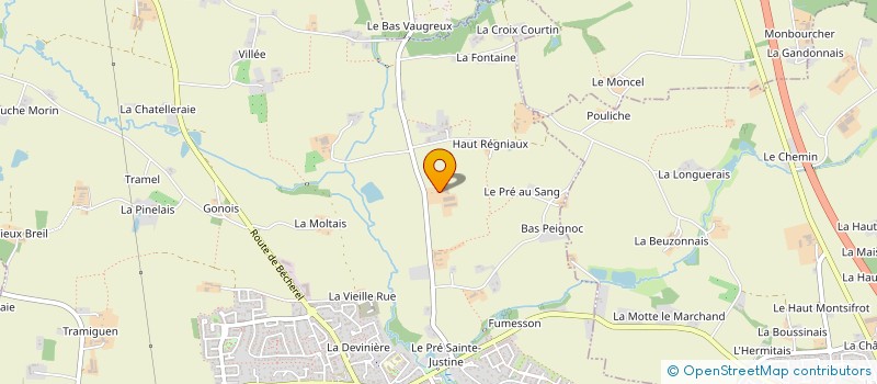 localisation de l'entreprise LE DOMAINE CORMIER  GEVEZE