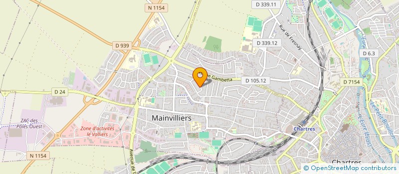localisation de l'entreprise LE DOMAINE D'A2C à MAINVILLIERS