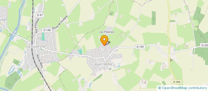 localisation de l'entreprise LE DOMAINE D'ALBATOR  JOUE L'ABBE