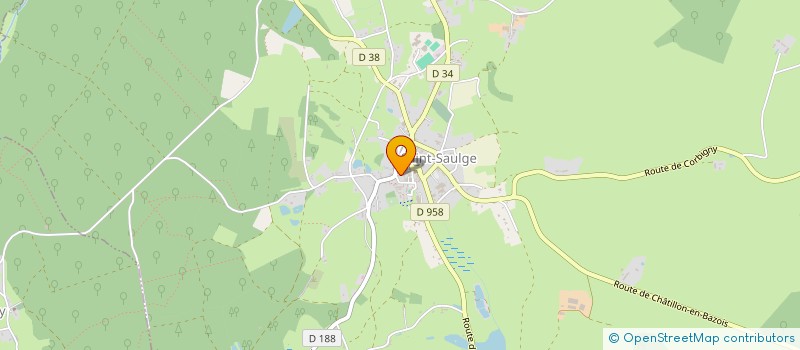 localisation de l'entreprise LE DOMAINE D'ARON  SAINT-SAULGE