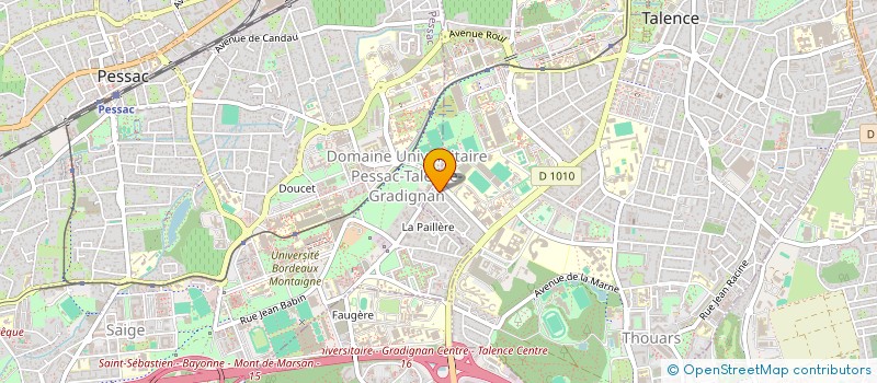 localisation de l'entreprise LE DOMAINE D'EMMA  TALENCE