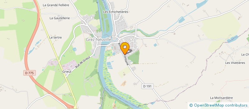 localisation de l'entreprise LE DOMAINE D'OLISUN à LONGUENEE-EN-ANJOU