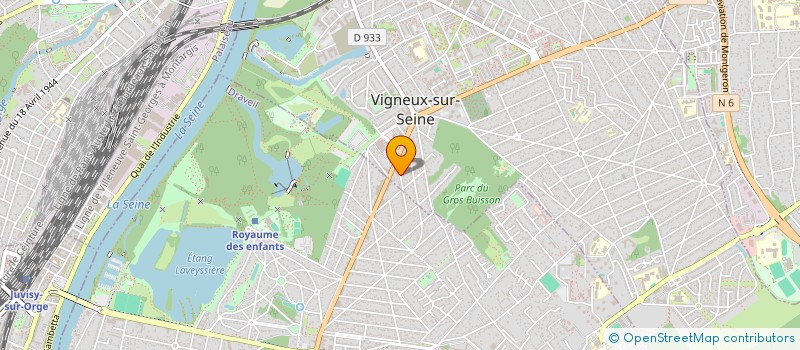 localisation de l'entreprise LE DOMAINE D'OLLY à VIGNEUX-SUR-SEINE