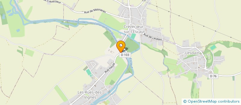 localisation de l'entreprise LE DOMAINE D'S'THER  LES RUES-DES-VIGNES