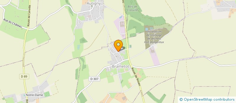 localisation de l'entreprise LE DOMAINE DE BRAMETOT  BRAMETOT