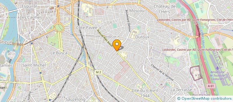 localisation de l'entreprise LE DOMAINE DE CABOUSSE à TOULOUSE