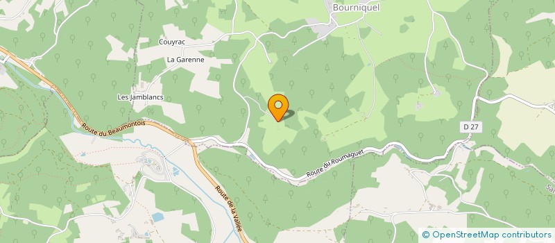 localisation de l'entreprise LE DOMAINE DE FAUGERE  BOURNIQUEL