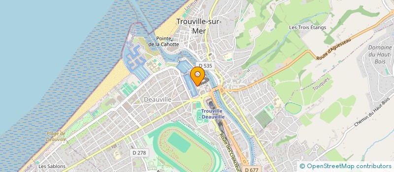 localisation de l'entreprise LE DOMAINE DE FO à DEAUVILLE